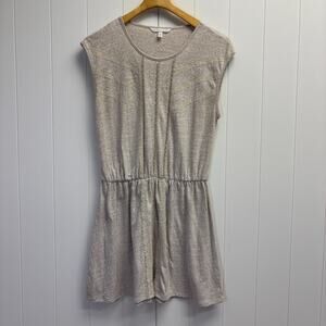 Victoria's Secret Womens Boho Beachy Lace Neutral Tunic Top Size M Comfy Casual